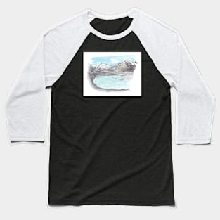 Tasman Glacier View Baseball T-Shirt